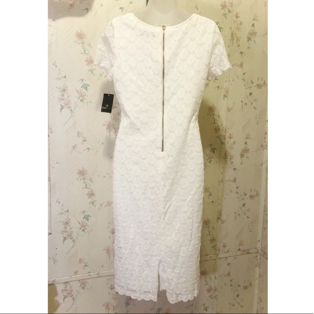 Ronni Nicole Ivory Lace Dress 10 - Picture 2 of 5